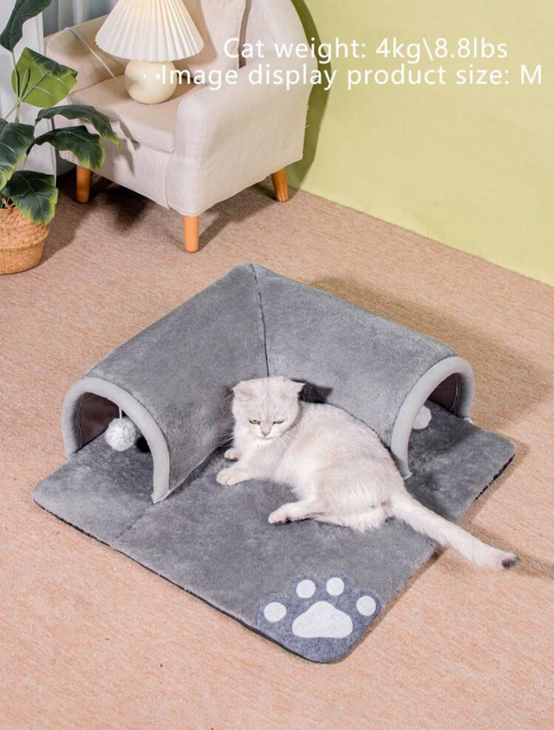 Multifunctional Cat Tunnel and Bed Toy