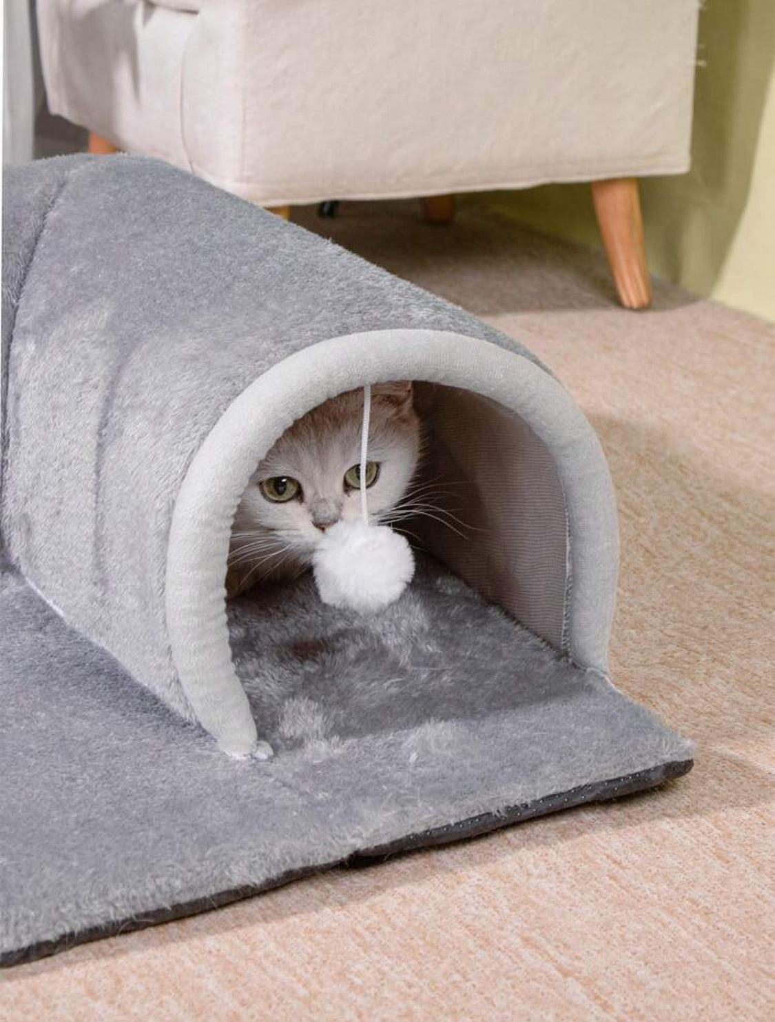 Multifunctional Cat Tunnel and Bed Toy